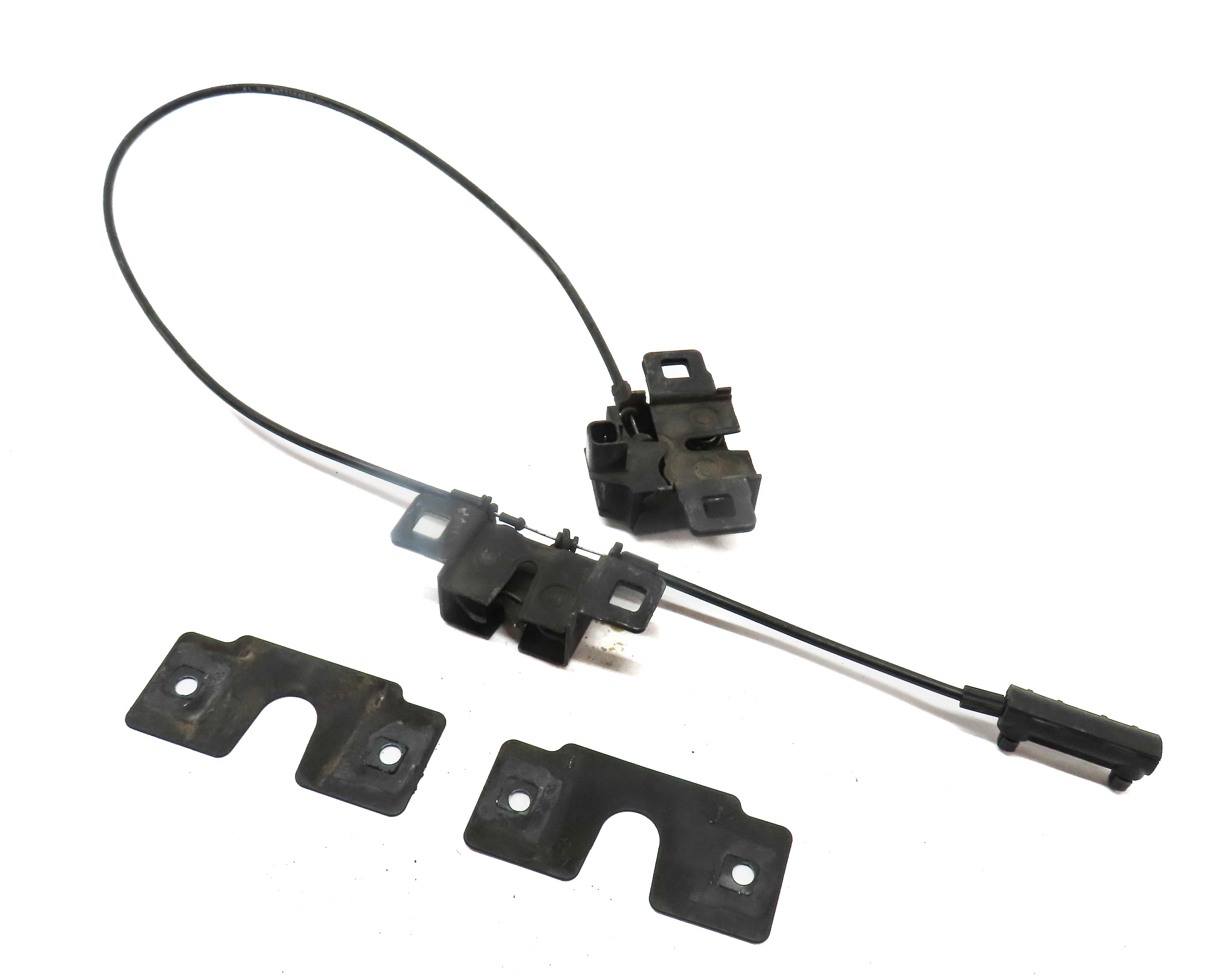 2010 LAND ROVER LR4 (L319) LEFT & RIGHT HOOD LATCH w/ CABLE — exact item pictured